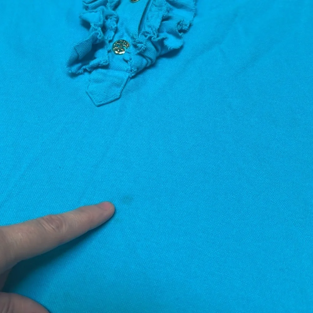 Tory Burch Blue Top - Has Small Stain At Front